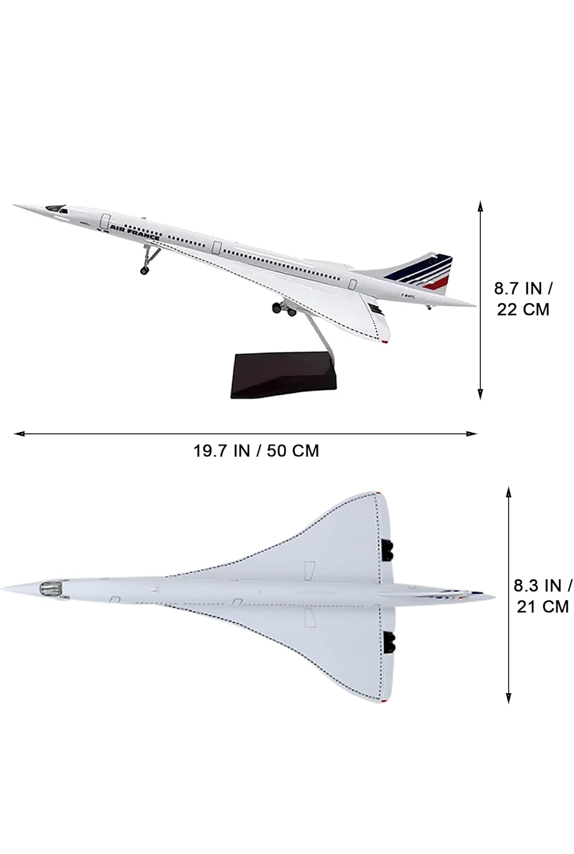 Concorde Air France 🇫🇷 -1:125 - Finition Premium