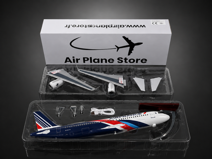 Airbus A320 Air France 🇫🇷 livrée Spéciale - Échelle 1:85 - 47 cm Finition Premium avec Led