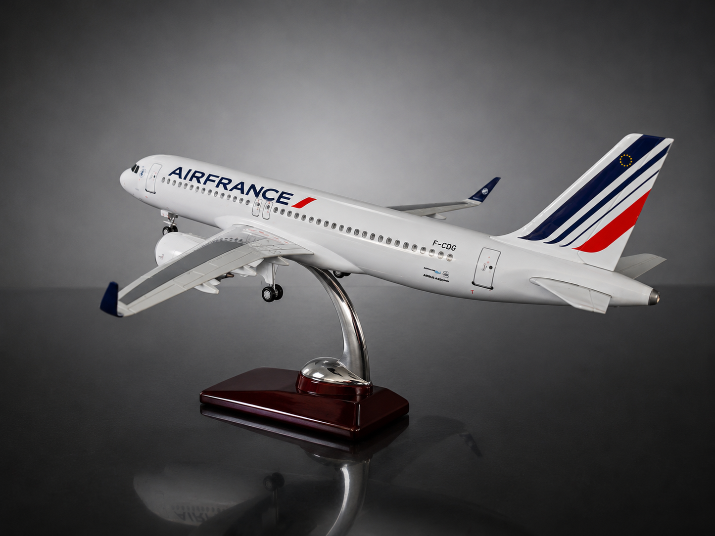 Airbus A320neo Air France 🇫🇷 - Échelle 1:100 37cm Finition Premium avec Led