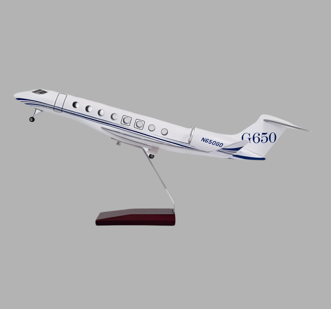 Jet Privé Gulfstream G650 - Échelle 1:75 - Finition Premium