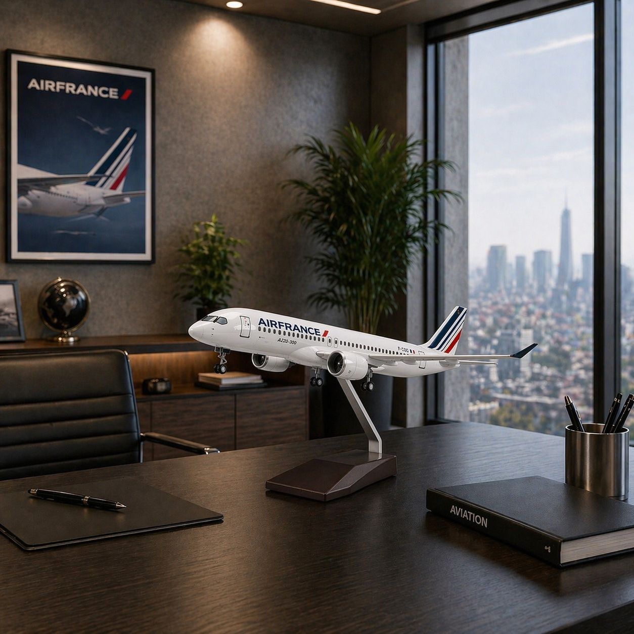 Airbus A220-300 Air France 1:100 38cm finition Premium